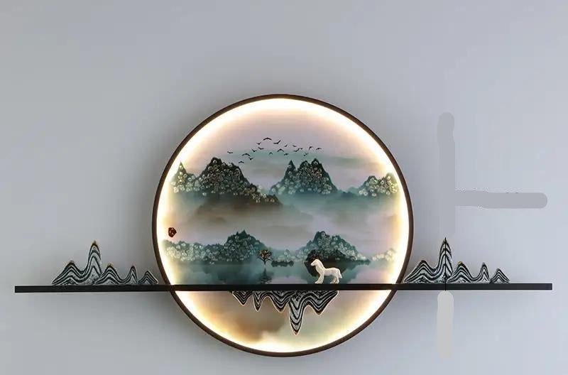 Mountain Valley LED Mural Wall Lamp