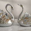 Modern Resin Swan Showpiece Set Of 2 / Ruchi