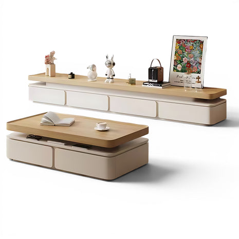 Modern Coffee Table TV Stand Set / Ruchi