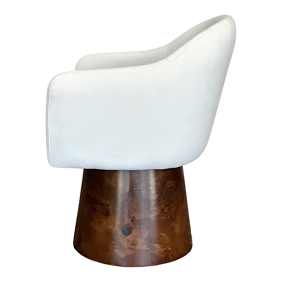 6 Piece Chenille Fabric Wooden Chairs Set / Ruchi