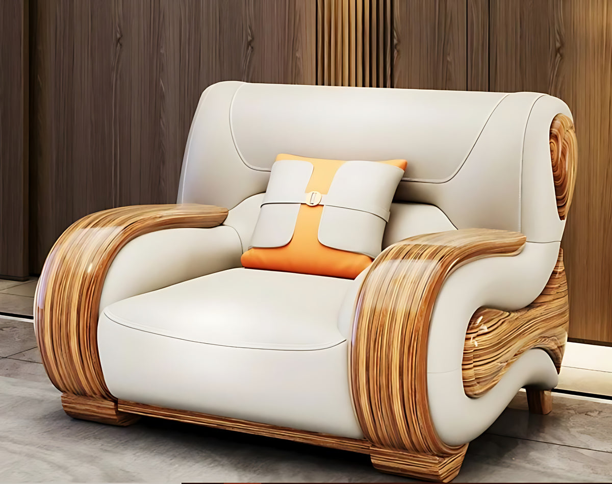 European Royal Leather Sofa Set / Ruchi