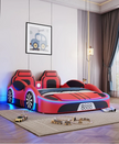 LED Leather Car Bed for Children / Ruchi