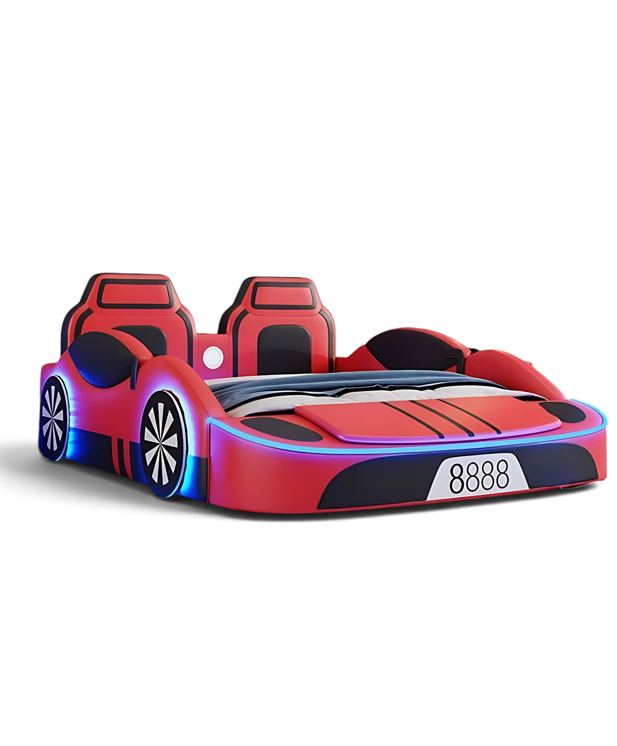 LED Leather Car Bed for Children / Ruchi