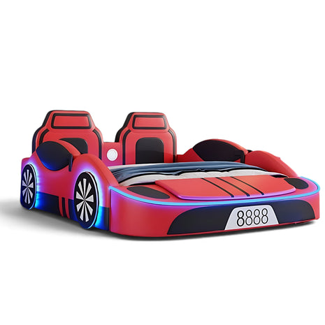 LED Leather Car Bed for Children / Ruchi