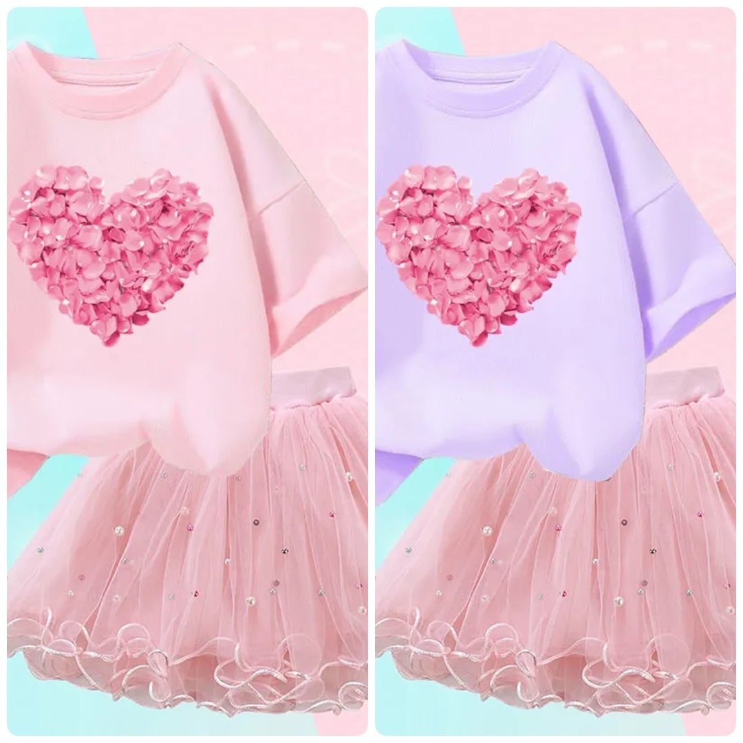 Fashionable Cordiform Style Kids Dress / Ruchi