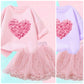 Fashionable Cordiform Style Kids Dress