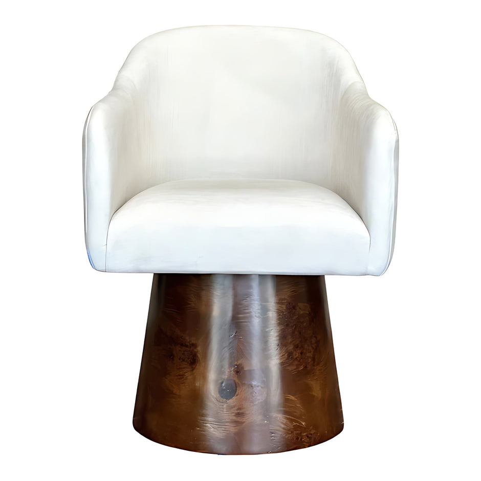 6 Piece Chenille Fabric Wooden Chairs Set / Ruchi
