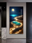 Entrance Wall LED with Painting / Ruchi