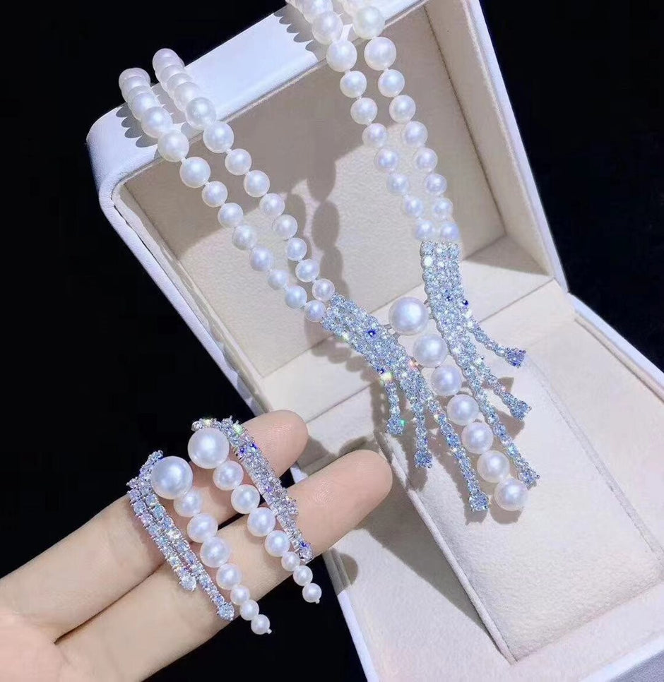 Pearl Jewelry Set For Wedding / Ruchi