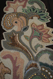 Artisan Paisley Beaded Table Runner