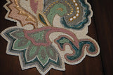 Artisan Paisley Beaded Table Runner