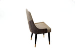 Sleek Marble Top Round Dining Table Set / Ruchi 