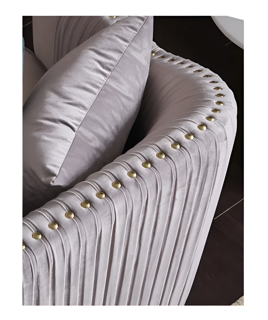 Modern Velvet Sofa Set For Living Room