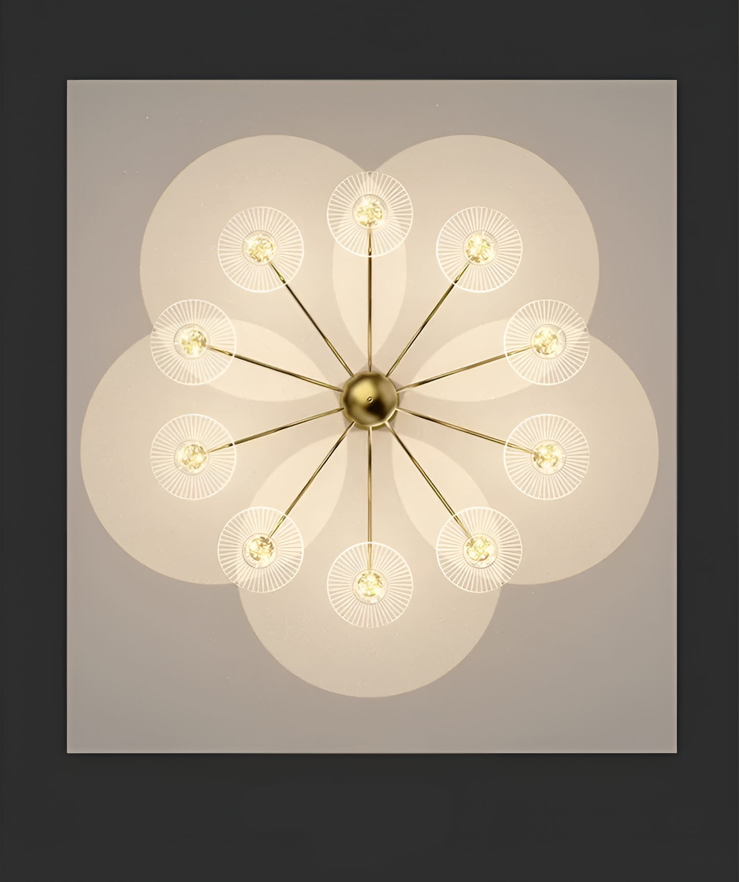 Modern Glass Ball Ceiling LED Chandelier