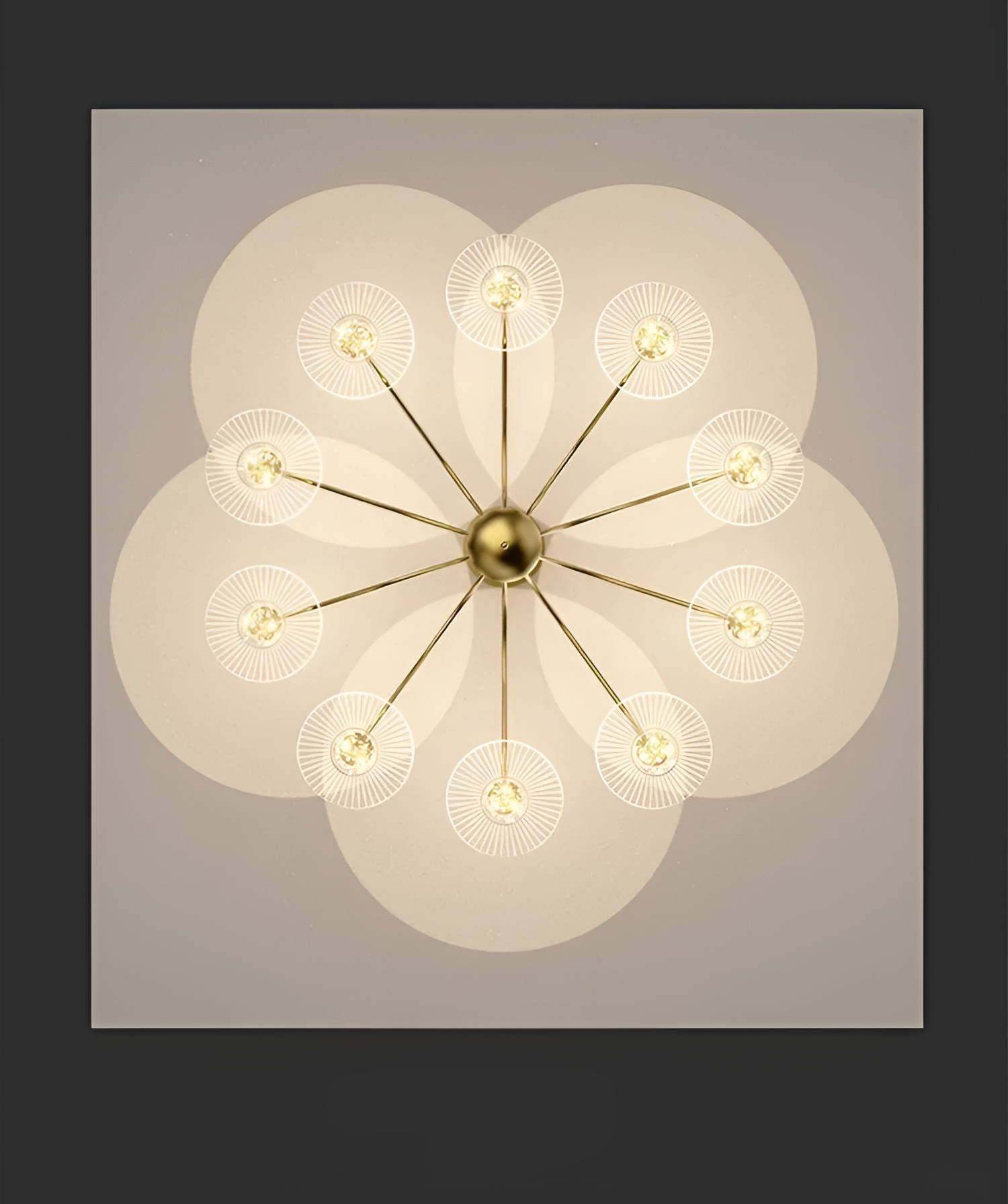 Modern Glass Ball Ceiling LED Chandelier