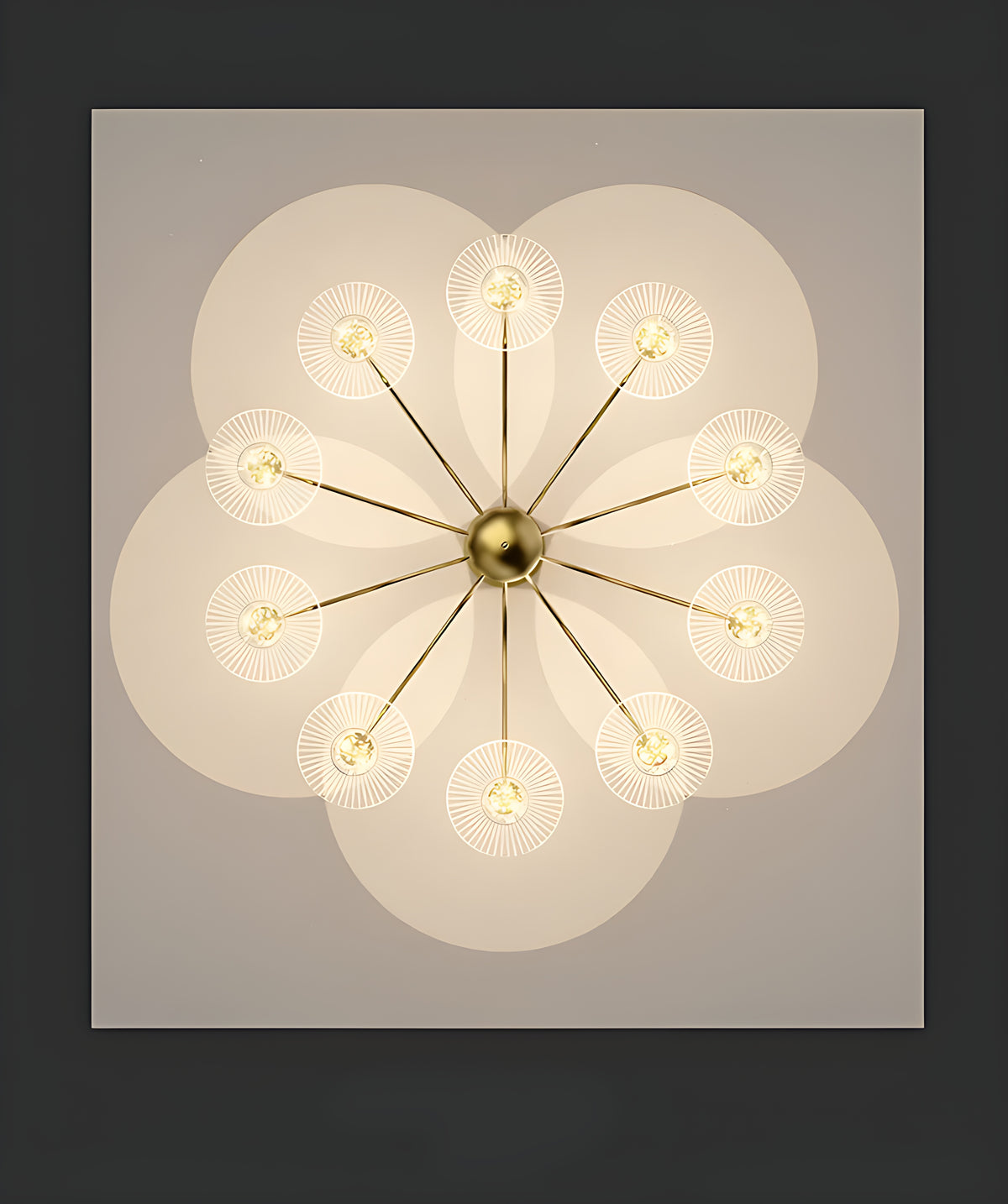 Modern Glass Ball Ceiling LED Chandelier / Ruchi