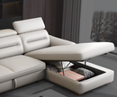 Sectional Leather Sofa Bed With Recliner / Ruchi