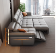 Leather Recliner Sectional Sofa