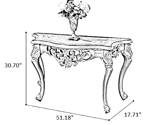 European Wooden Accent Table / Ruchi