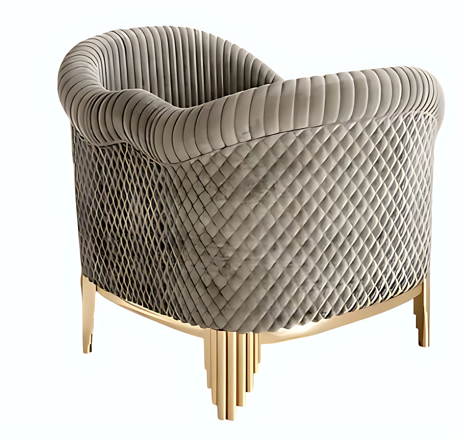 Luxury Velvet Living Room Sofa Set