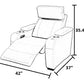 Multifunctional LED Power Recliner Sofa Chair / Ruchi 