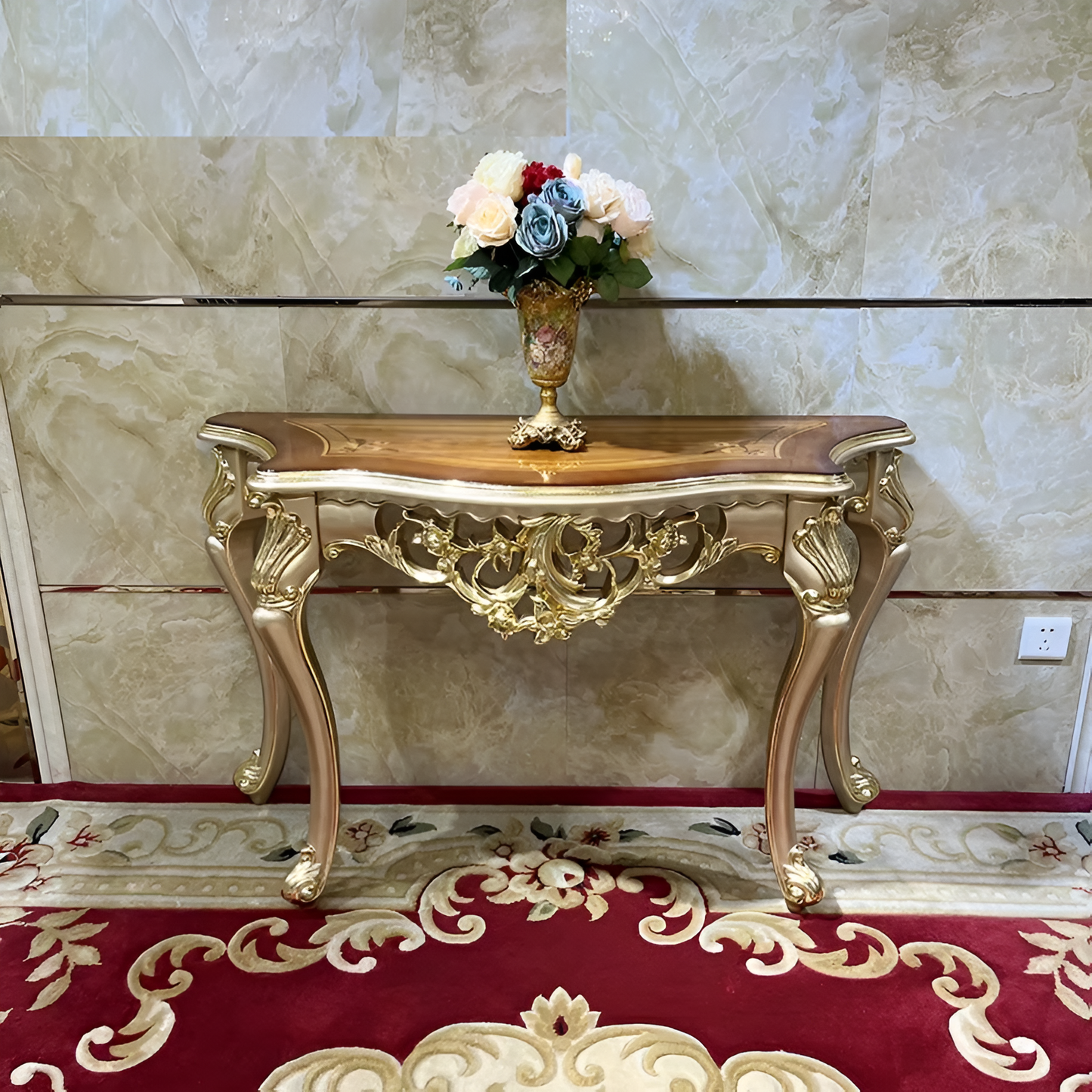 European Wooden Accent Table / Ruchi