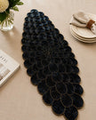 Luxury Oval Beaded Table Runner