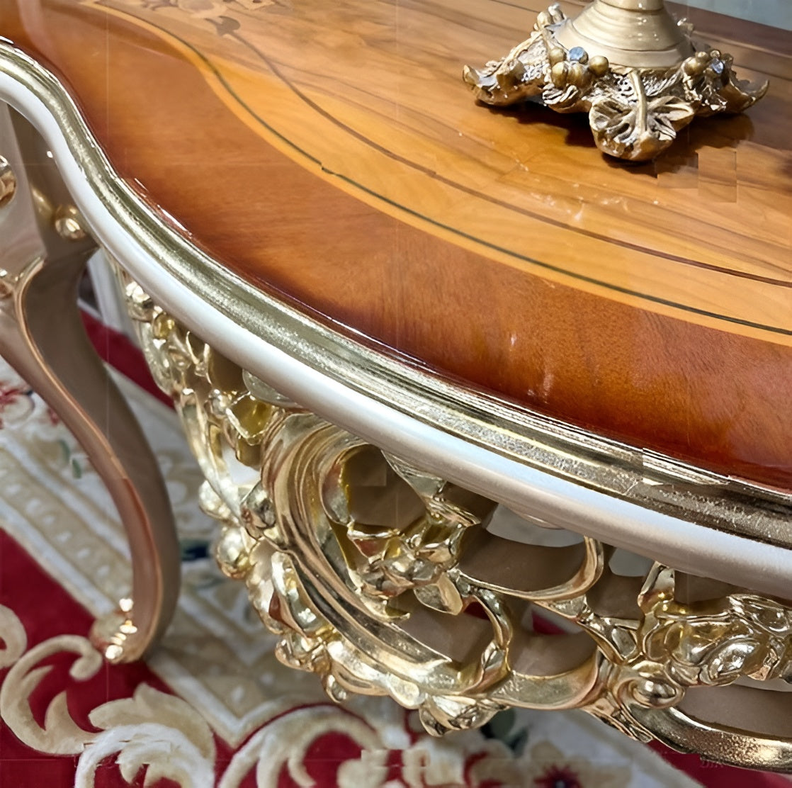 European Wooden Accent Table / Ruchi