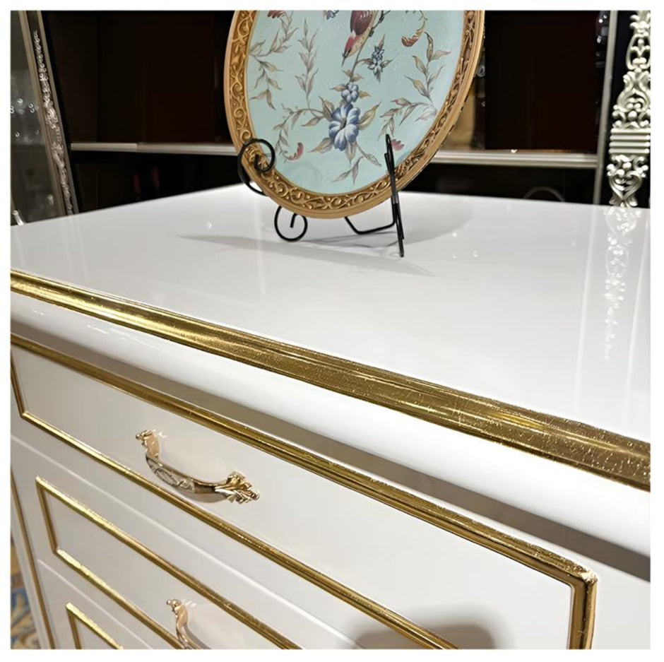 European Wooden Drawer Chest For Bedroom / Ruchi