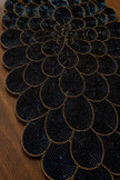 Luxury Oval Beaded Table Runner