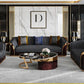 Luxurious Leather Sofa Set For Living Room