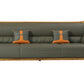 European Pure Genuine Leather 4-Seater Sofa