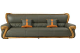 European Pure Genuine Leather 4-Seater Sofa / Ruchi