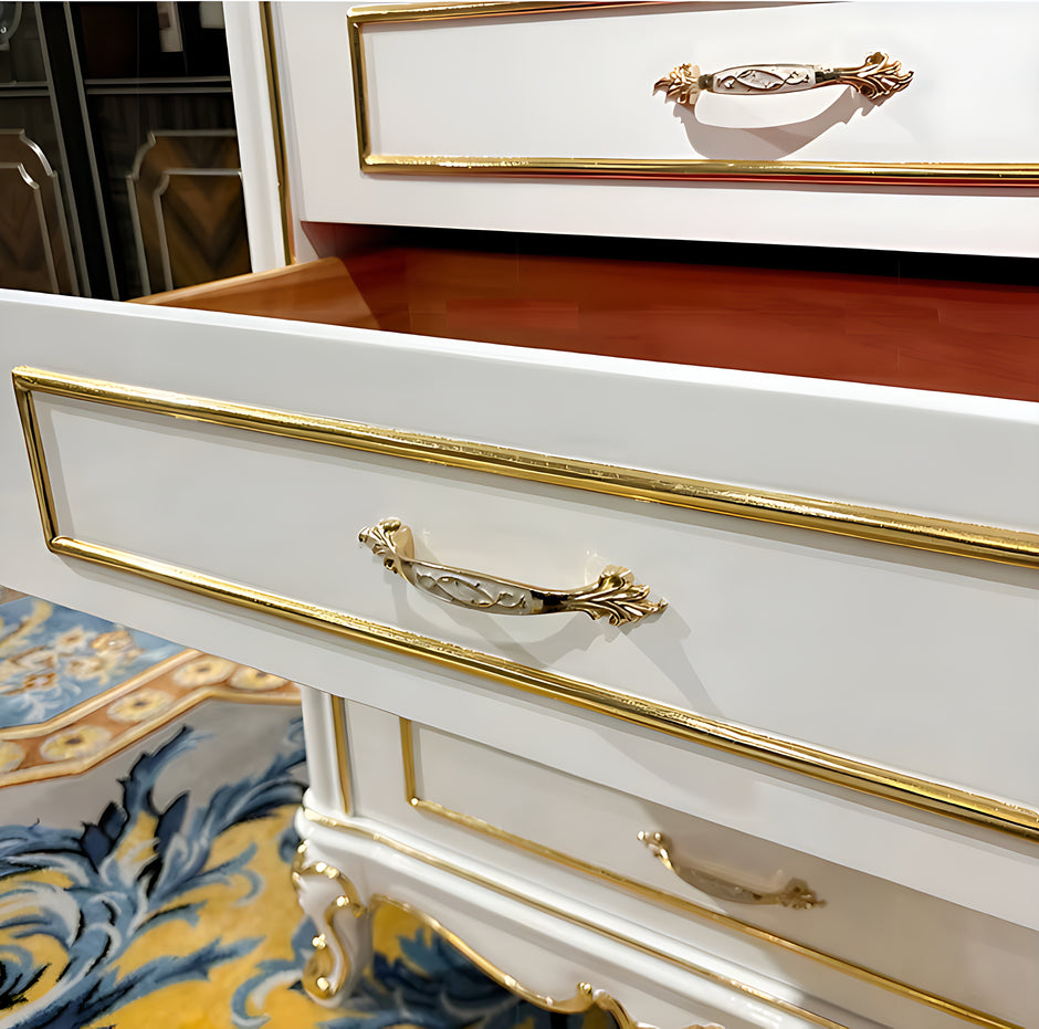 European Wooden Drawer Chest For Bedroom