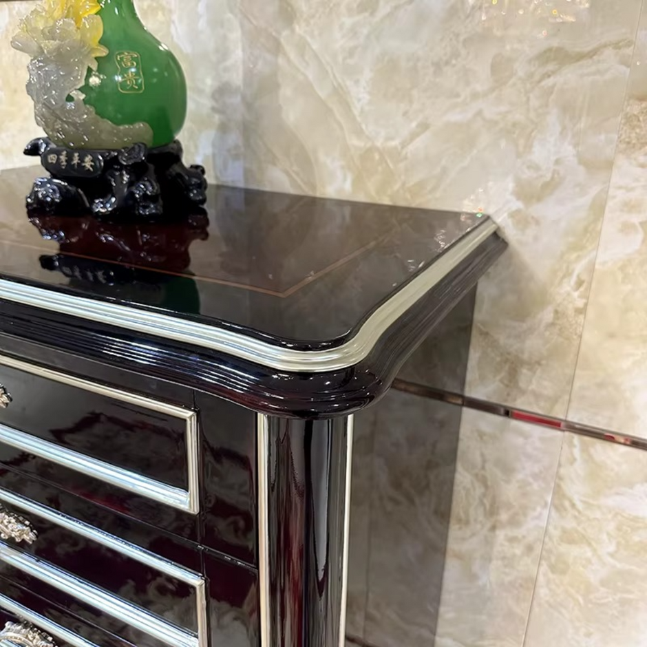 European Wooden Drawer Chest For Bedroom