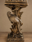 Vintage Owl Bird Sculpture Floor Clock / Ruchi