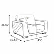 Modern Italian Style Leather Sofa Set