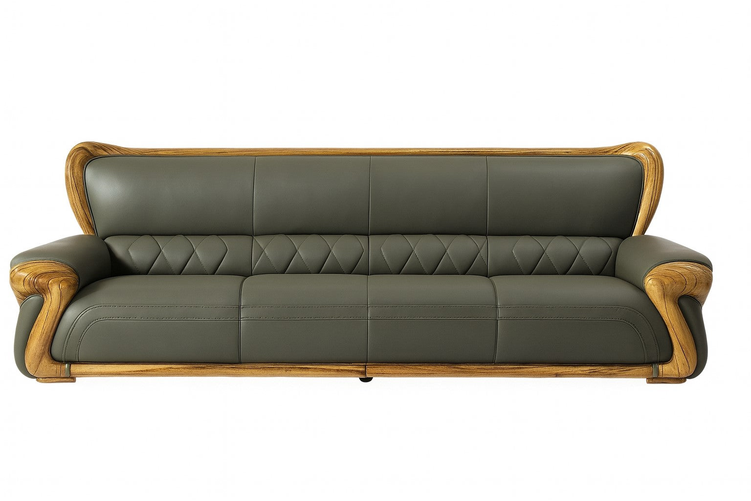 European Pure Genuine Leather 4-Seater Sofa / Ruchi