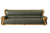 European Pure Genuine Leather 4-Seater Sofa / Ruchi