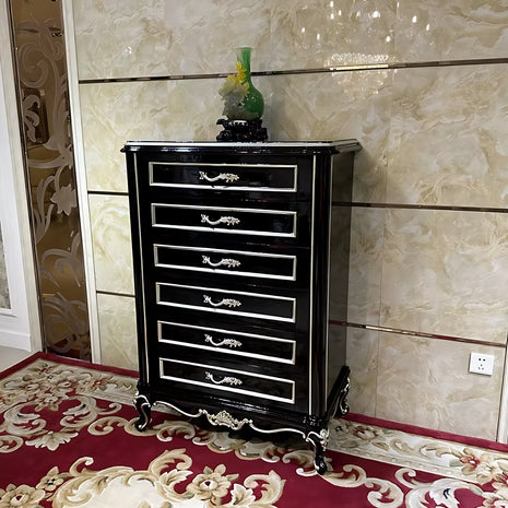 European Wooden Drawer Chest For Bedroom