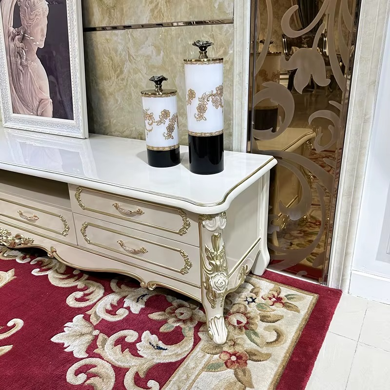 Wooden European TV Stand Cabinet / Ruchi 