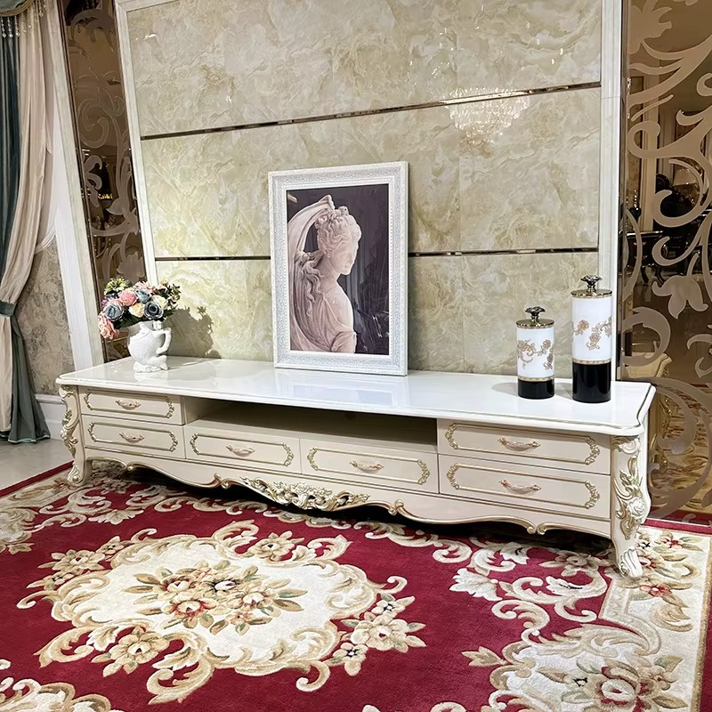 Wooden European TV Stand Cabinet / Ruchi 
