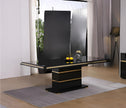Modern Wooden Top Rectangular Dining Table / Ruchi