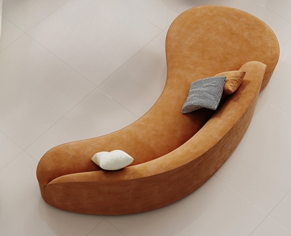 Affluent Curvy Fabric Upholstered Combination Sofa Set / Ruchi