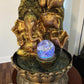 Golden Resin Ganesha Water Fountain / Ruchi