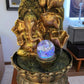 Golden Resin Ganesha Water Fountain / Ruchi