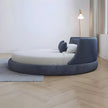 Modern Velvet Upholstered Round Bed / Ruchi