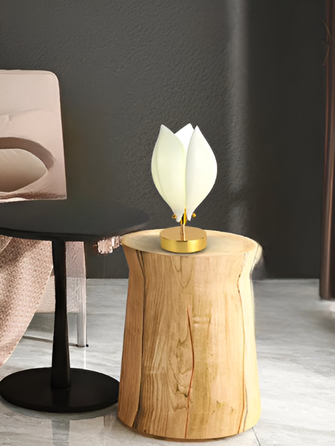 Flower Design LED Table Lamp For Bedroom