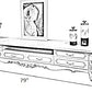 Wooden European TV Stand Cabinet / Ruchi 