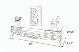 Wooden European TV Stand Cabinet